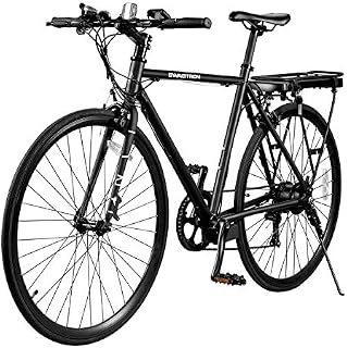 EB12 Electric Bike | City Commuter eBike w/ 700c Wheels, 7-Speed Shimano Gears