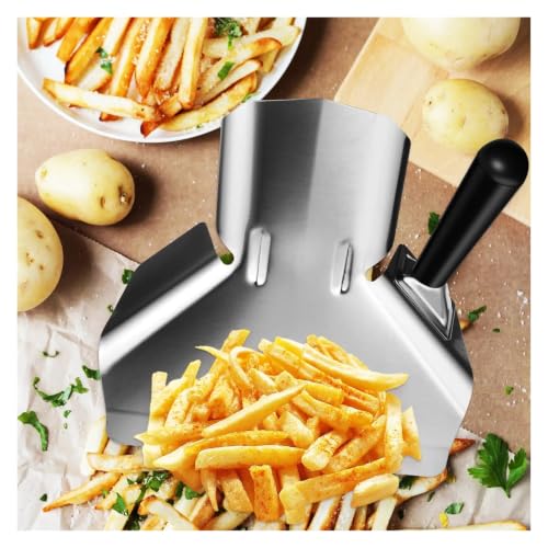 Cuchara de acero para distribución de harina y granos en cocina 4