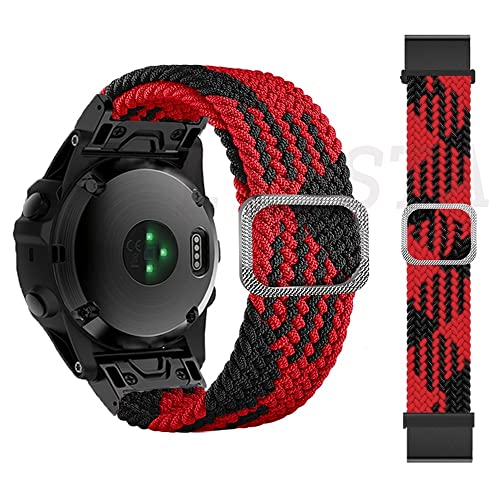 Bracelet nylon tressé haut de gamme pour Garmin Epix Fenix