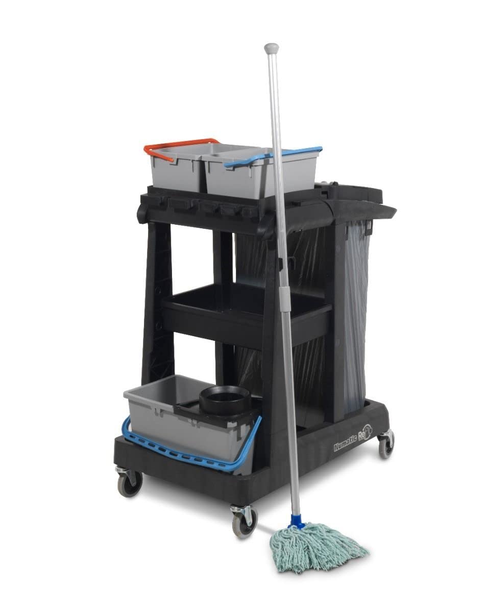 Numatic Black Em-1Tm Eco-Matic Cleaning Trolley