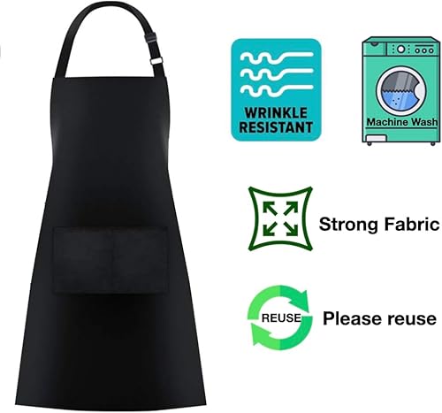 Miniatura 6 de Urby Delantales para mujer con bolsillos, talla grande, XL XXL o cintura 40+, extra grande y largo.