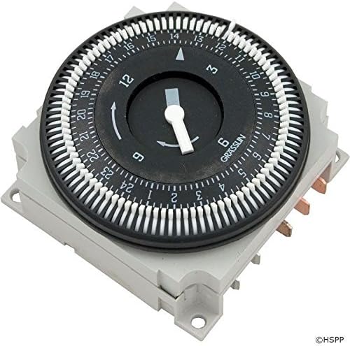 24 hr Spa Time Clock, SPDT 120V, Panel Mount FM/1 STUZ 120V