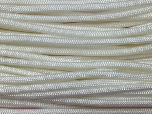 50FT Type III White Paracord 550 Parachute Cord 7 Strand Made In USA