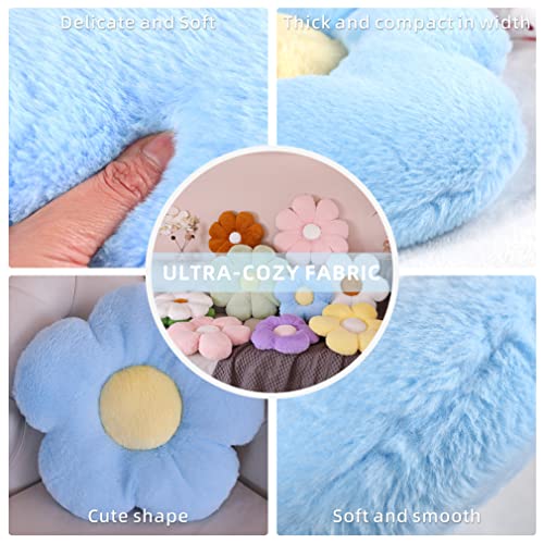 Azchen Flower Pillow Cushion Decorative Throw Pillow Chair Flower Pillow Plush Floor Pillow (15.7 In, Pink White) #TOP4