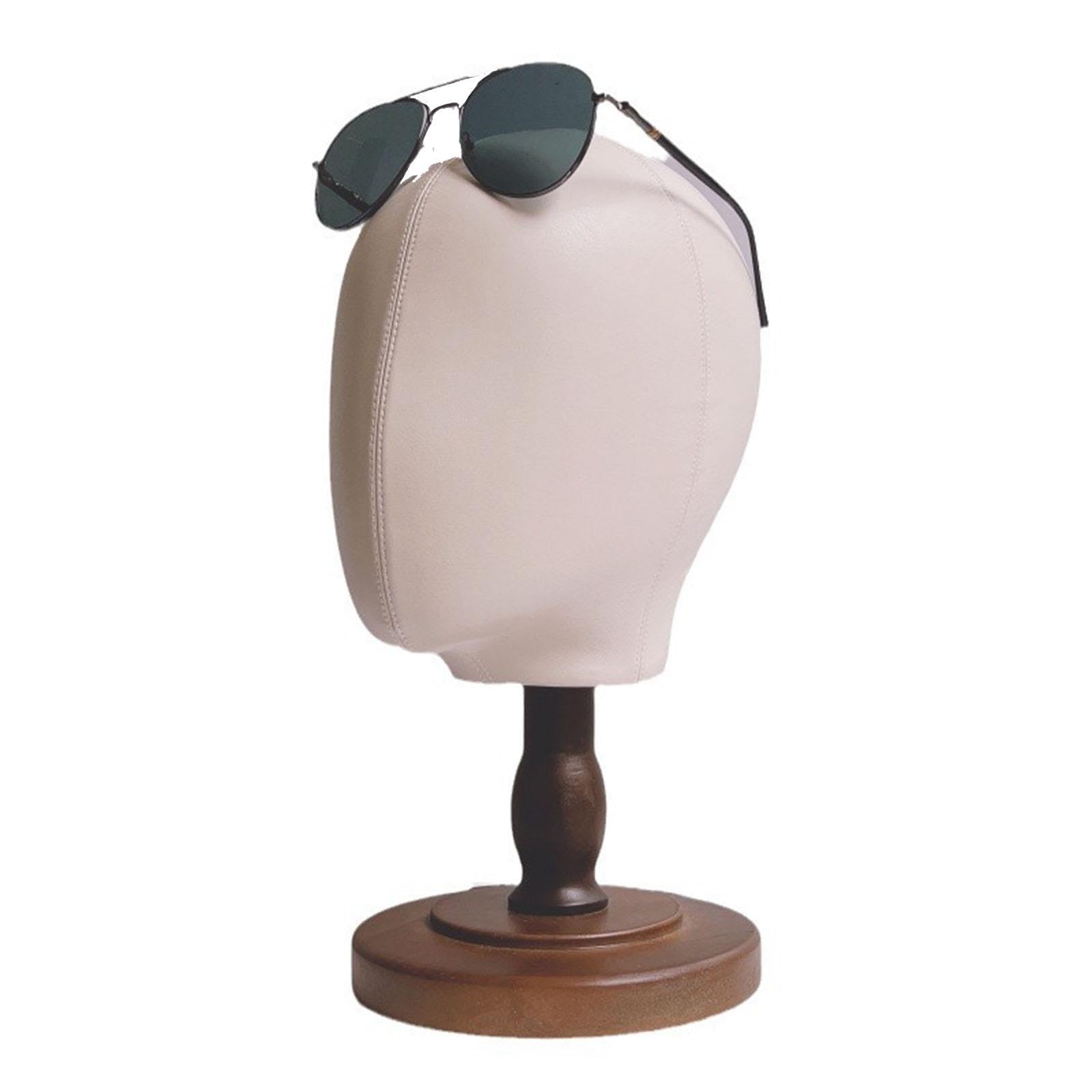 Generic Supporto Portatile per Cappelli E Accessori per Capelli, Scaffale Portaoggetti per Occhiali, Gioielli, Sciarpe E Cappelli, Base marrone
