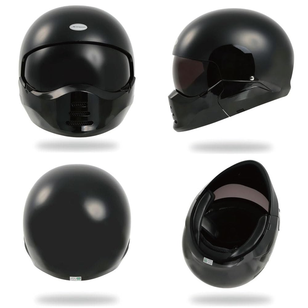 HORIZON HELMETS フルフェイスヘルメットBOBSTER ブラック HORIZONHELMETS】BOBSTER BLACK フルフェイス システムへ