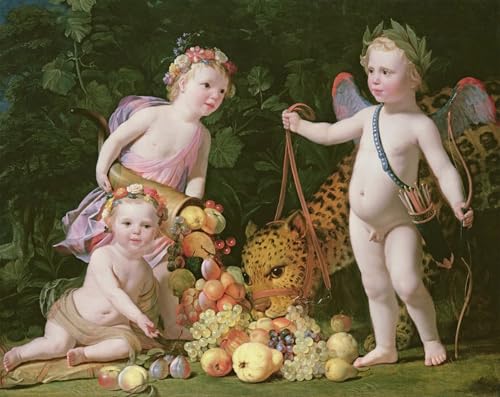 Póster vintage clásico ZHAOSHAN de Gerrit Van Honthorst, cuadro grande 60x90cm para decoración