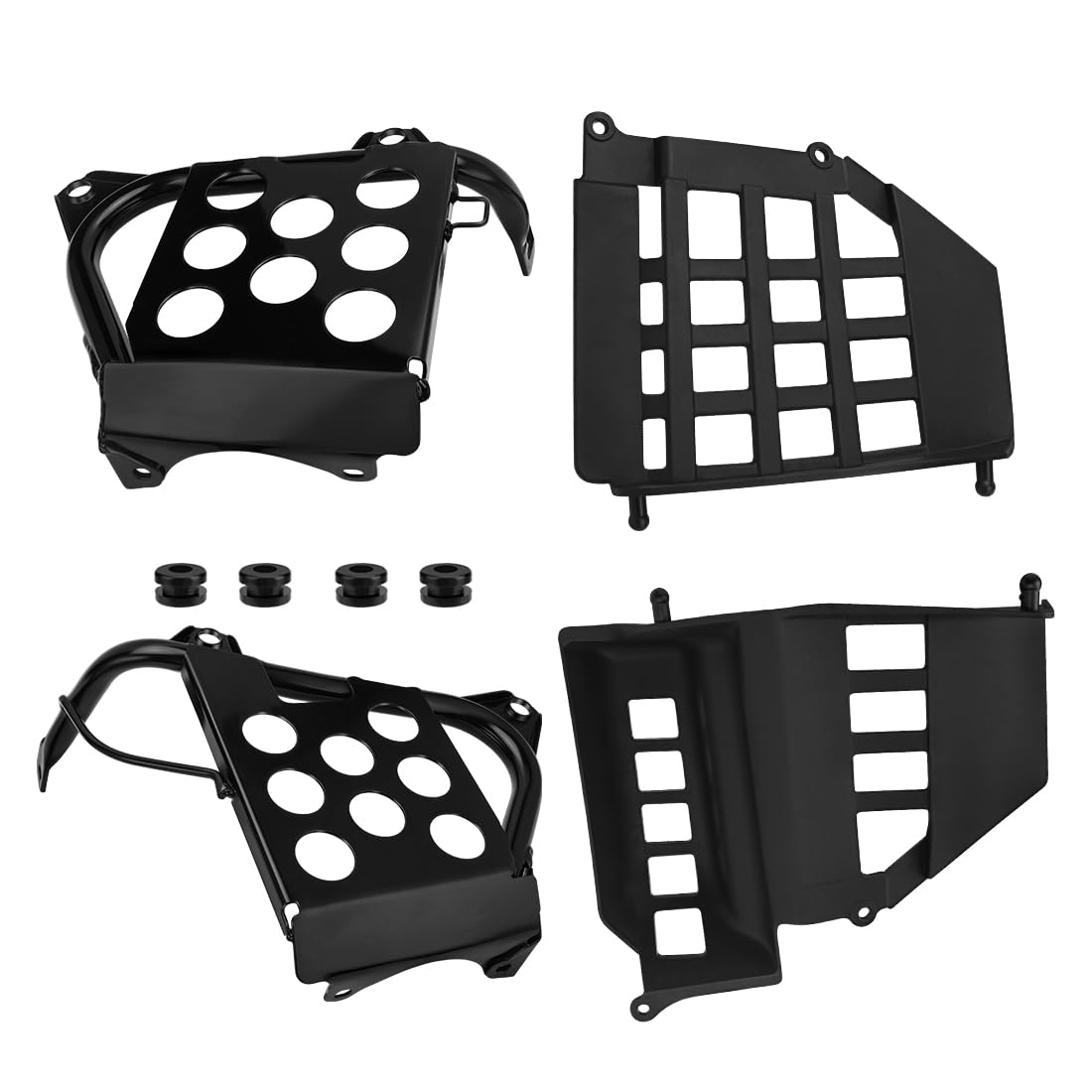 Nerf Bars y protectores de talón con estriberas izquierda y derecha para Yama-ha Banshee 350 YFZ350 1990-2006 3GD-27445-00-00 3GG-21691-00-00