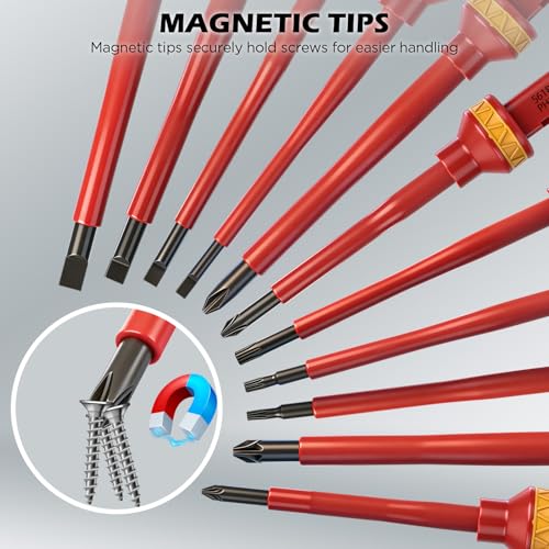 1000V Insulated Electrician Screwdriver Set