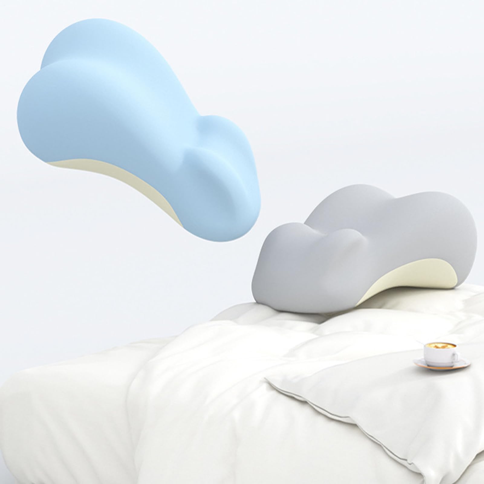 Generico Cojín para Pareja – Cojín posicionador Corporal | Cojín para el Asiento para recuperación Post Entrenamiento para Hombres y Mujeres Viaje ronquidos Cama y para elevación de piernas
