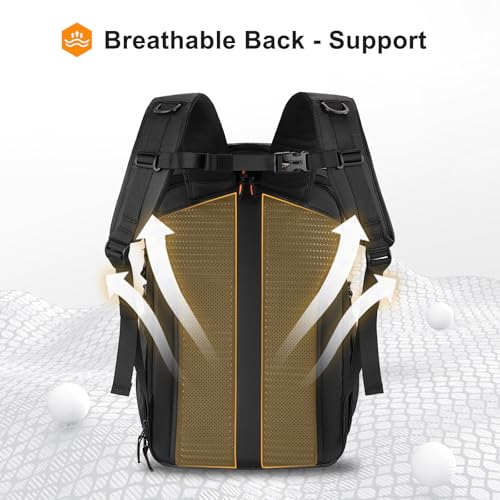 Mochila para cámara fotografía DSLR impermeable negra miniatura 5