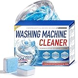 LUSCOR Efervescentes Limpiador Tabletas,Limpiador Lavadora 24 PCS,Tableta Multifuncional De Limpieza Profunda Para Manchas...