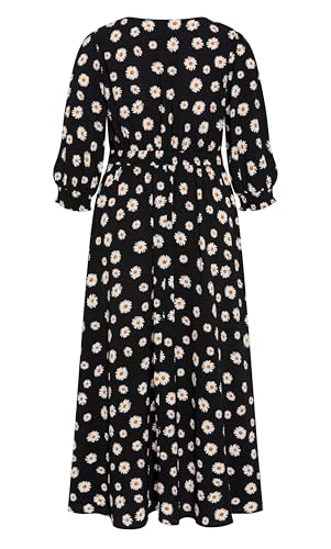 Image of City Chic Women's Plus Size Maxi Dress - Jolene Print