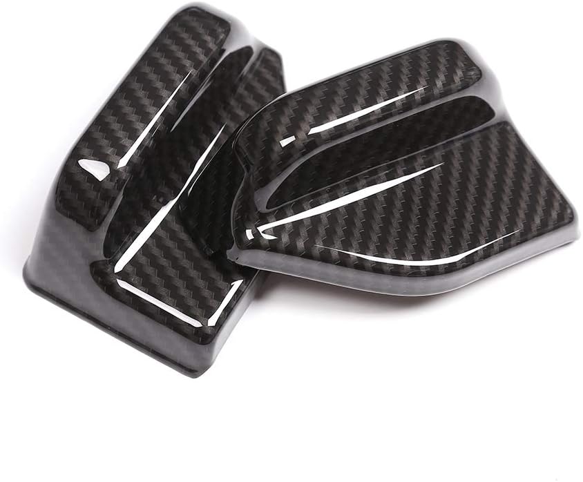 ABS Car Safety Belt Decoration Cover Tirm For Mercedes Benz B200 B CLA GLA Class 2015-2017 Car Accessories (Carbon Fiber)