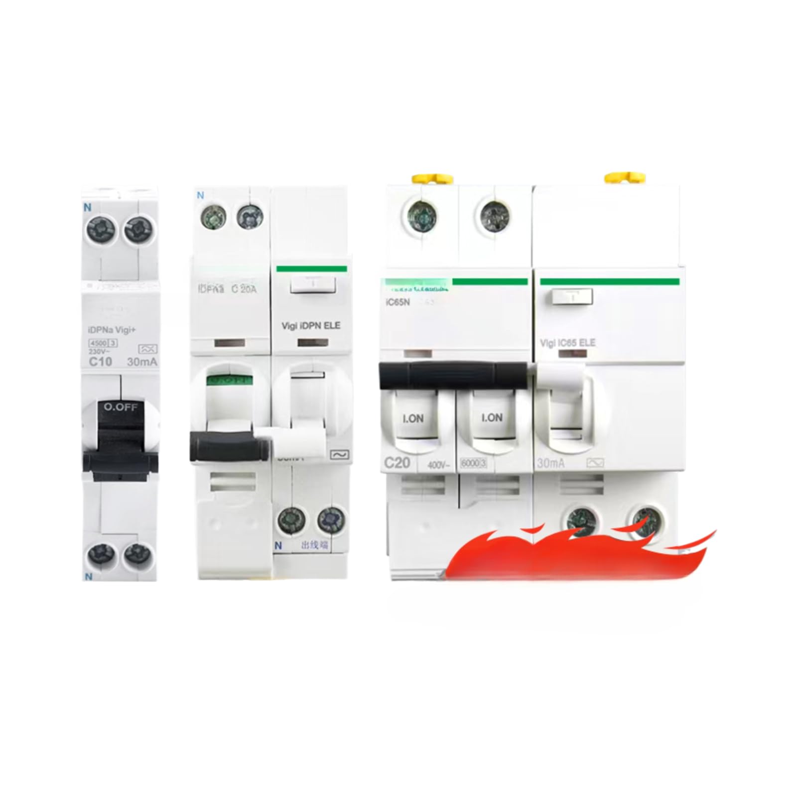 Interruttore magnetotermico 1P+N 63A(10A; 2P)