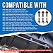 SeDeplacer 6Pcs 6035836 Crossmember Skid Plate Bolts Compatible with Jeep Wrangler YJ 1987-1995,Jeep Wrangler TJ 1997-2002,Bolts for attaching The Transmission/Transfer case Skid Plate to The Frame