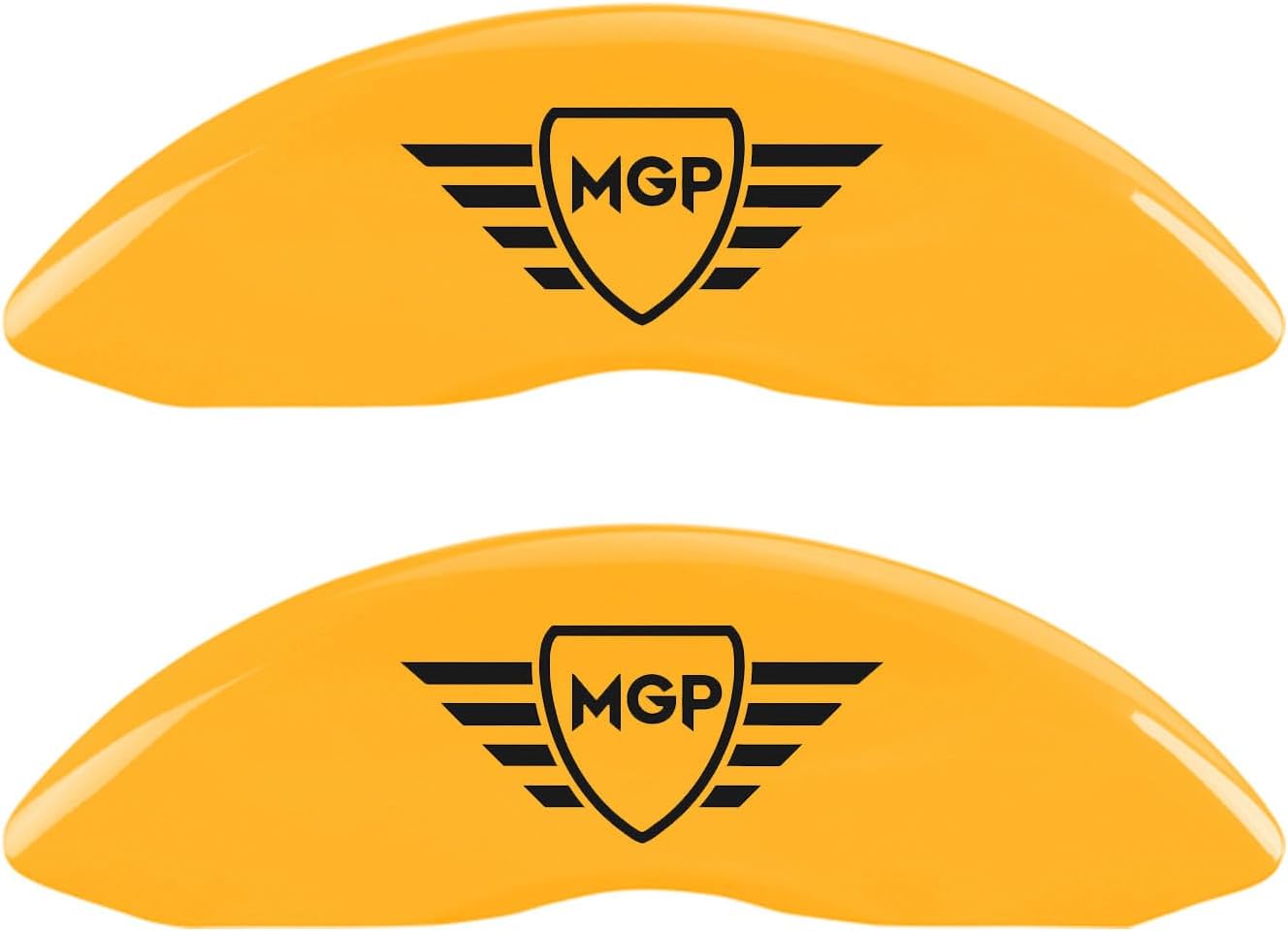 MGP Caliper Covers Yellow Set of 4 'MGP' for Mercedes-Benz C300 2012-2014