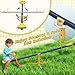 UIABOPZ Teeter Totter for Kids Outdoor, Sit and Spin 360 Degrees Seesaw for Kids Outdoor for Outdoor Ages 2-10, Metal Heavy Duty Indoor & Outdoor Playset Toys for Playground Backyard Playhouse