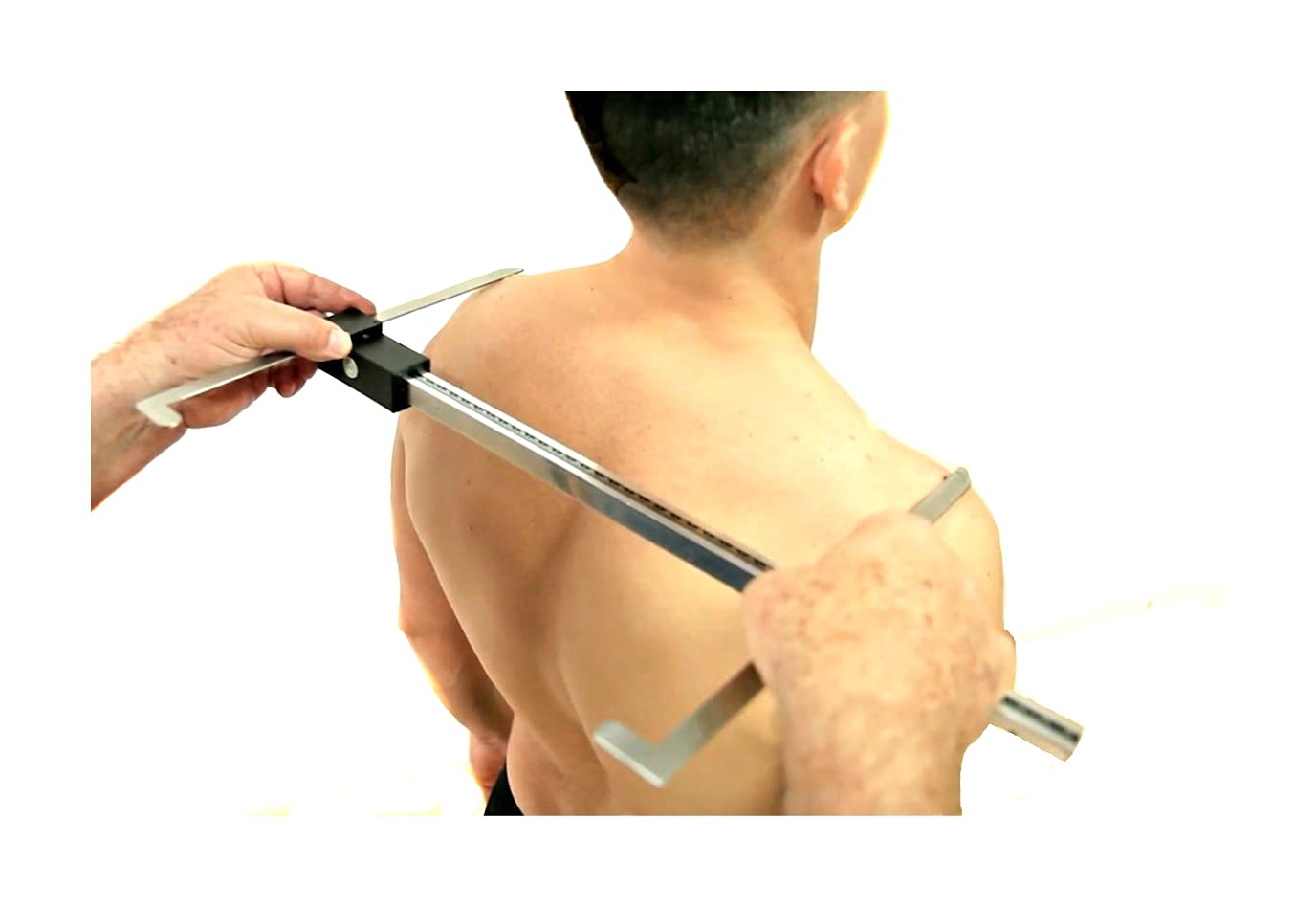 Cescorf Large Sliding Bone with Case - Measure Chest Depth, Shoulder Width, Bicristal and Biacromial Breadth - Aluminum with Case