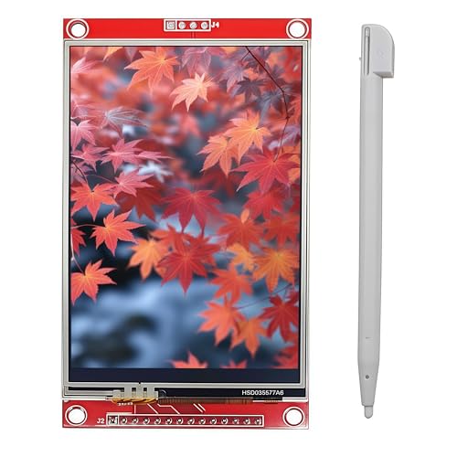 Haldzemo 3.5" 480x320 SPI Serial Resistive LCD Touch Panels TFT Display Module ILI9488 with Touch Pen Compatible with Arduino STM32