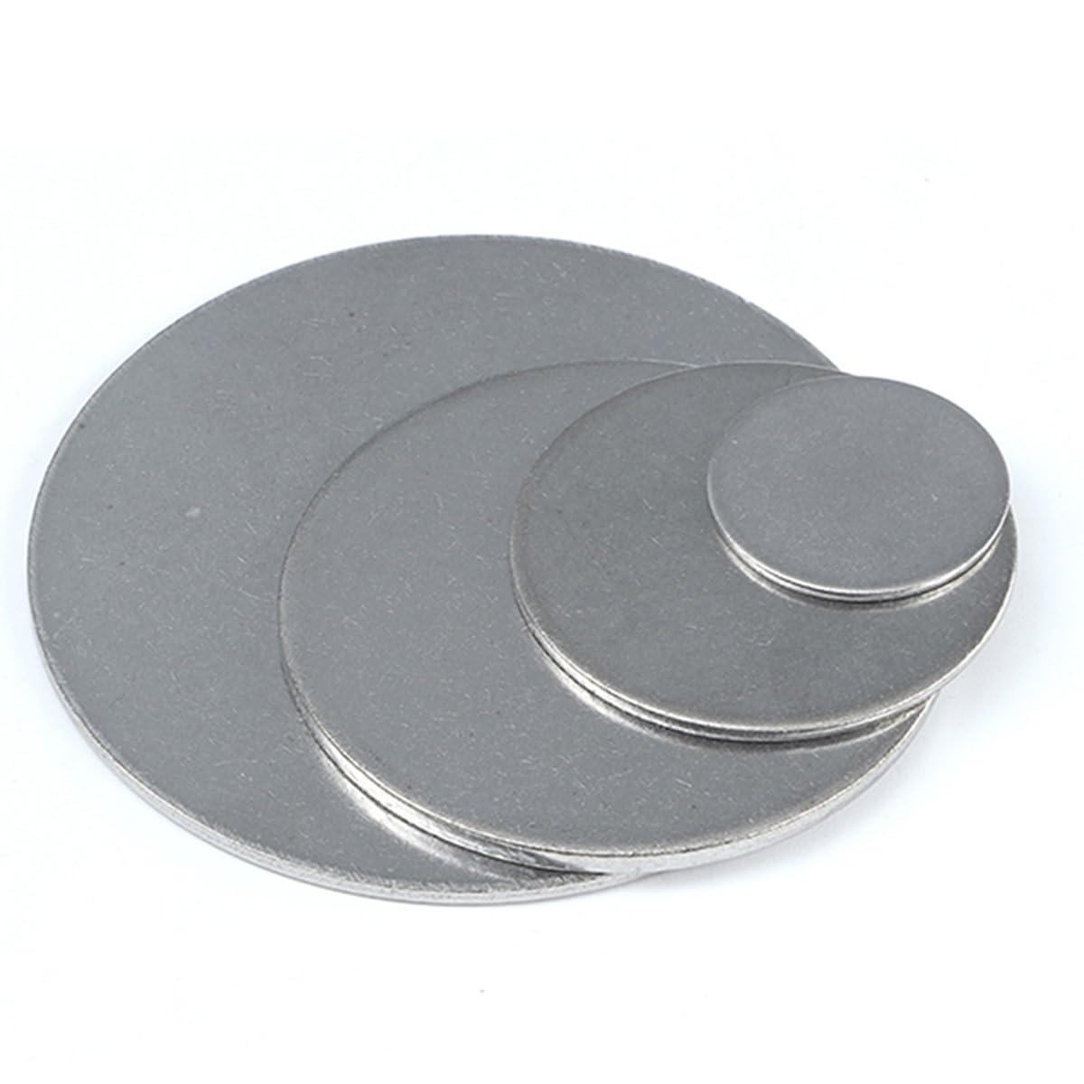 Produktbild von Runde Scheibe Aus Edelstahl 304 Durchmesser 55–80mm Dicke