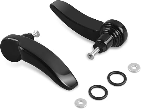 Saddle Bag Latch for Street Glide Road King Road Glide Ultra Limited Hard Bags Saddlebag Latch Lever for Harley Davidson Touring 2014-2024 Lever Black