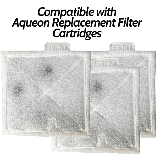 Aginkgo Replacement Filter Cartridge Compatible With Aqueon Quietflow Power 10 Aquarium Activated Carbon Filter Cotton Fish Tank Replacement Filter Cartridge Fish Tank Filters Cartridges (3 Pack) #TOP5