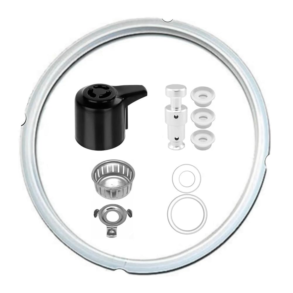 CTRLZS Replacement Parts Kit Including Steam Release Handle Seal, Steam Release Valve and Float Valve Seal, Anti-Clog Guard