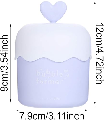 Miniatura 2 de MinLia Limpiador facial portátil para hacer espuma herramienta de limpieza de la piel para limpiador facial morado