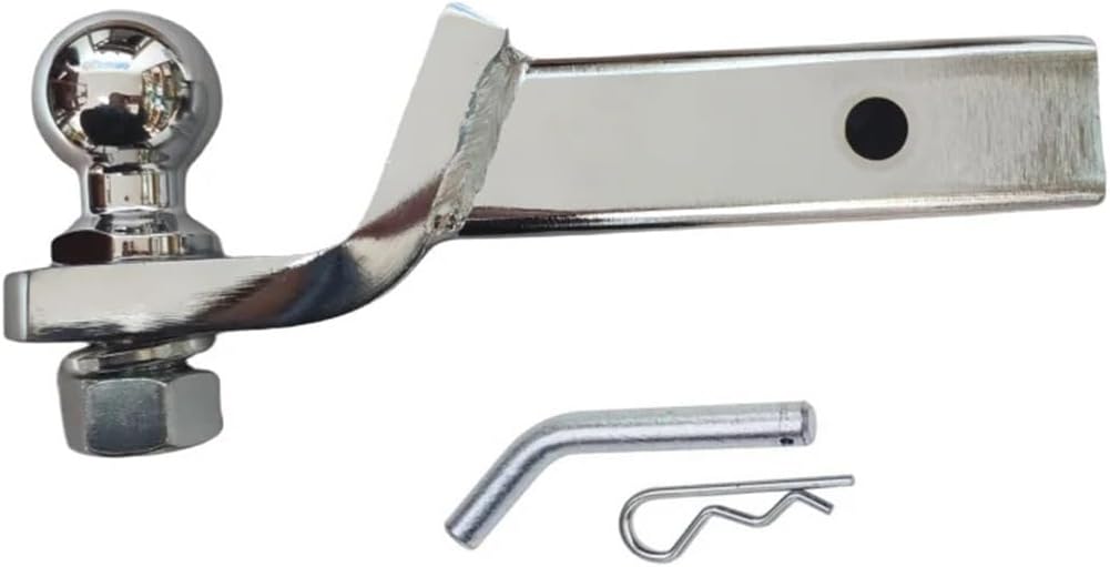 Trailer Hitch, Hitch 2 Inch Receiver with 6000 Pound Capacity Trailer Hitch Mount Solid Steel Tow Ball Hitch Drop for Trucks and SUVs RV Parts(300mm)