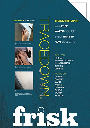 Frisk 21011403 Tracedown Wax Free Transfer Paper A4 White Pack of 5