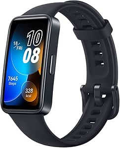 HUAWEI Band 8 Smartwatch, Ultraflaches Design, Schlaf-Tracking, 2 Wochen Akkulaufzeit,Gesundheits- und Fitness-Tracker, Kompatibel mit Android &amp; iOS, Deutsche Version, schwarz