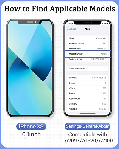 Écran pour iPhone XS tactile bloqué solution de réparation complète LCD A2097 5,8"