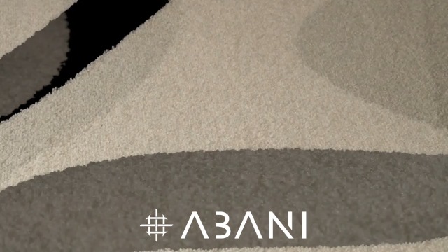 Tapete decorativo beige y negro 8x10 pies Abani miniatura 7