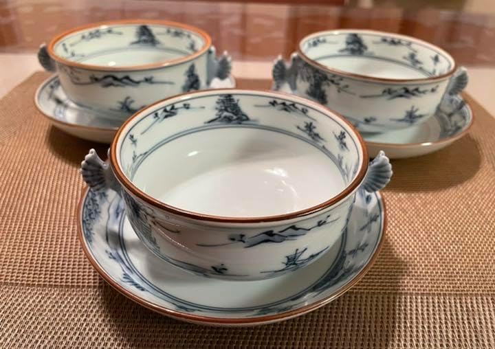 有田焼 肥前赤絵窯元 鷹巣 プレートセット 料亭 レストラン 懐石料理