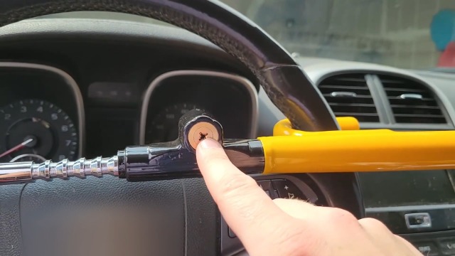 Tevlaphee Steering Wheel Lock Anti-Theft Device Security Car Lock