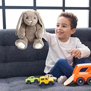 MON AMI Coco The Bunny Stuffed Animal – 13” Brown, Soft & Cuddly, Huggable Rabbit Plush Toy, Nursery Décor, Great for Kids of All Ages MON AMI Coco The Bunny Stuffed Animal–13 Brown Soft Cuddly Huggable Rabbit Plush Toy Nursery Decor Great for Kids of All Ages