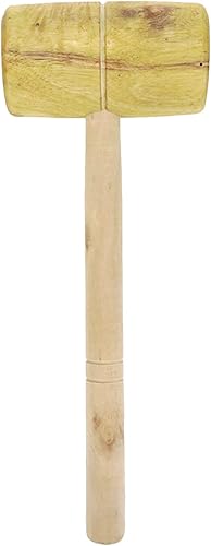 Miniatura 4 de Bitray Martillo de madera Molde de punto de cruz Mazo Barril en forma de mazo Herramienta de mano para carpintería