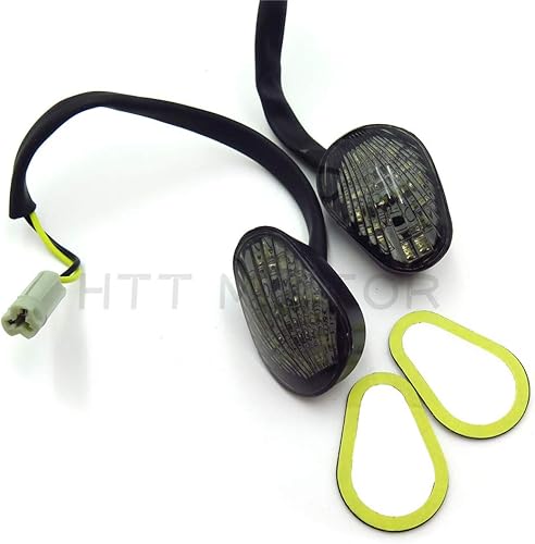 Miniatura 6 de HTTMT MT224-007-SK Smoke Euro LED de montaje empotrado compatible con YZF R1 R6 R6S 2006-2008