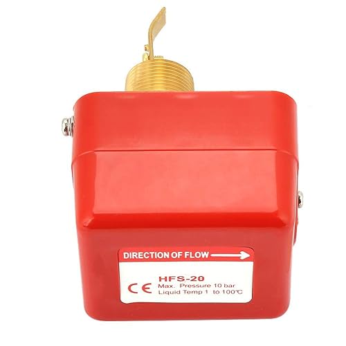 Miniatura 9 de Interruptor de flujo HFS-20 dn20,Interruptor de control de paleta de flujo de agua SPDT Contactos 6-380V Interruptor de flujo parcial de acero