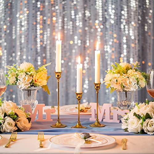 Set Of 30 Gold Candle Holders For Candlesticks, Inweder Taper Candle Holders, Tall Metal Candlestick Holders For Table Centerpiece, Wedding, Home Decor, Dining, Party, Fits 3/4 Inch Thick Candles #TOP1