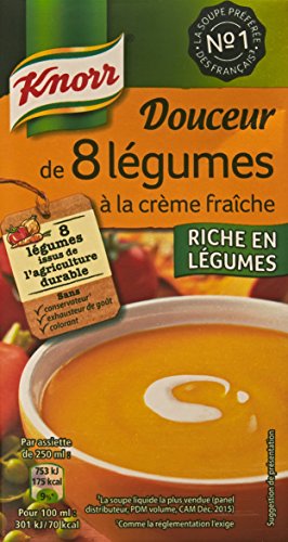 Knorr Soupe Douceur de 8 Légumes à la Crème Fraîche 50 cl
