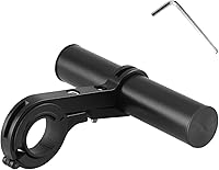 Vista 10 de TRIWONDER Extensor de Manillar de Bicicleta de Aleación de Aluminio Individual Extensión de Manillar de Bicicleta de Doble Abrazadera Soporte