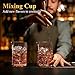Inbagi 4 Pcs Cocktail Mixing Glass 23.67 oz Cocktail Shakers Stirring Glass Thick Bottom Crystal Glasses Stable Mixing Cups for Drinks Bartender Home Bar Accessories Tools
