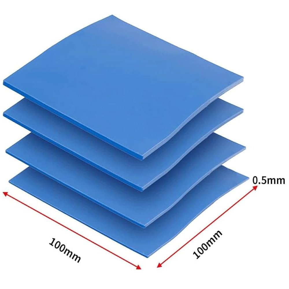 Intel Core CPU 放熱シート Amazon.co.jp: 3枚入 ソフト放熱シート100mm x 100mm x 0.5mm