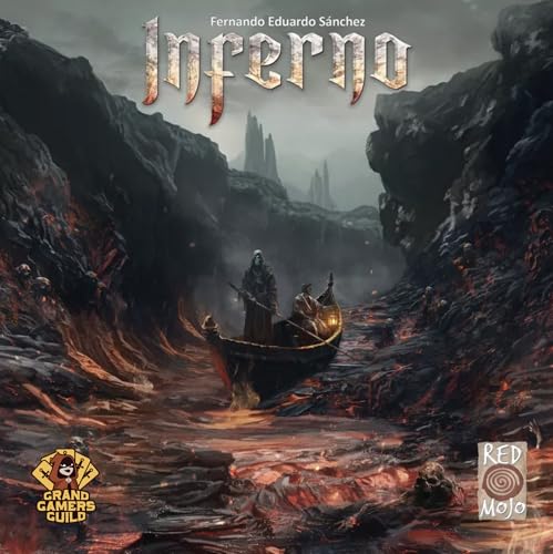 Inferno - Juego de Estrategia de Colocación de Trabajadores, para 1 a 4 Jugadores, Edad Mínima 14 Años miniatura 1