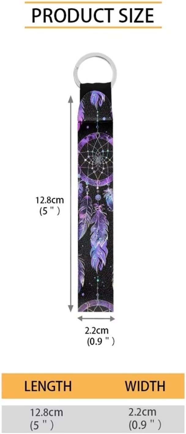 Horeset Dream Catcher Print Car Seat Cover Full Set of 11pcs with Auto Seat Headrest Cover/Lanyards Key Chain/Cup Pad/Gear Shift Knob and Handbrake Cover Decor, Accessories Interior Decor