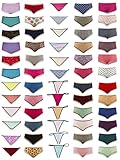 Sexy Basics Women's 12 Pack Medley of Boyshorts, Bikini , Hipster , Thongs & Full Cut Briefs (Large / 7, 12 Pack - Grab Bag Variety Styles & Colors)