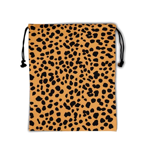 Image of Nerxy Black Dots Gymnastics Grip Bag - Spotted Dog Spots Grip Bag for Gymnasts Polka Dot String Bag for Gym Sports Storage