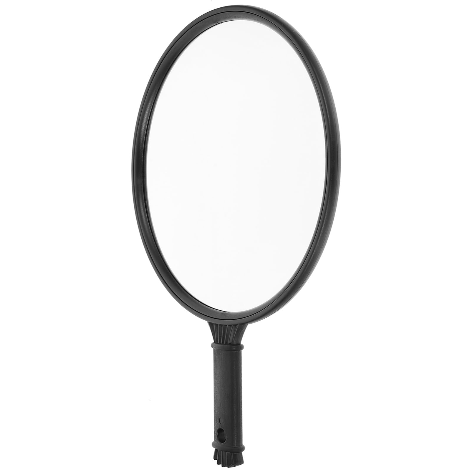 Miroir de maquillage portable design rond verre clair pour mise en beauté facile
